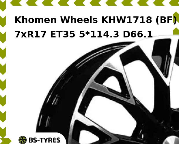 

Колесный диск Khomen Wheels, KHW1718 (BF) 7xR17 ET35 5*114.3 D66.1
