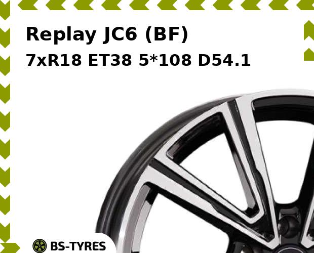 

Колесный диск Replay, JC6 (BF) 7.0xR18 ET38 5*108 D54.1