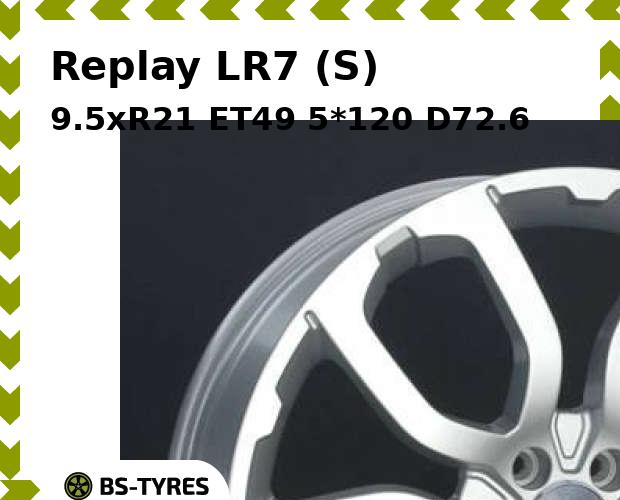 

Колесный диск Replay, LR7 (S) 9.5xR21 ET49 5*120 D72.6