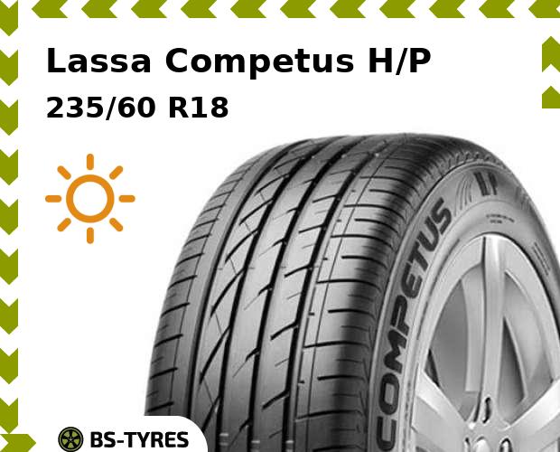 

Летние шины Lassa, Competus H/P 235/60 R18 107W