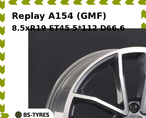 

Колесный диск Replay, A154 (GMF) 8.5xR19 ET45 5*112 D66.6