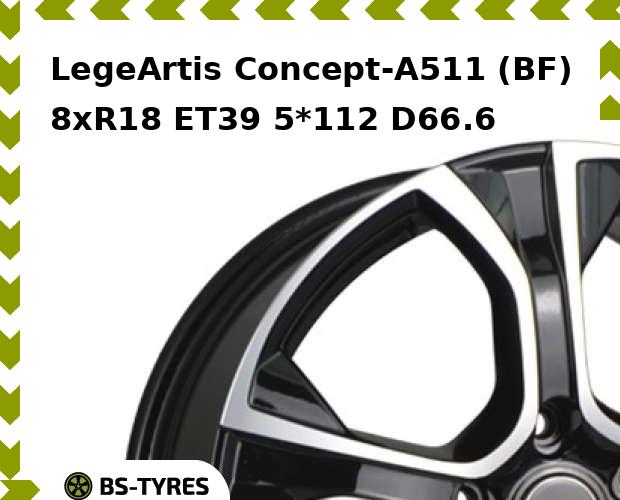 

Колесный диск LegeArtis, Concept-A511 (BF) 8xR18 ET39 5*112 D66.6