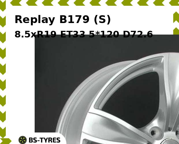 

Колесный диск Replay, B179 (S) 8.5xR19 ET33 5*120 D72.6