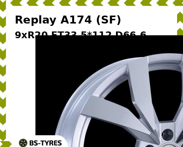 

Колесный диск Replay, A174 (SF) 9xR20 ET33 5*112 D66.6