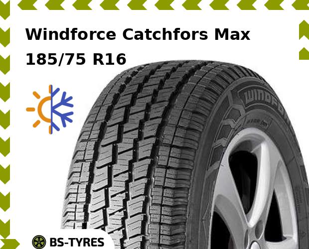 

Всесезонные шины Windforce, Catchfors Max 185/75 R16C 104/102R