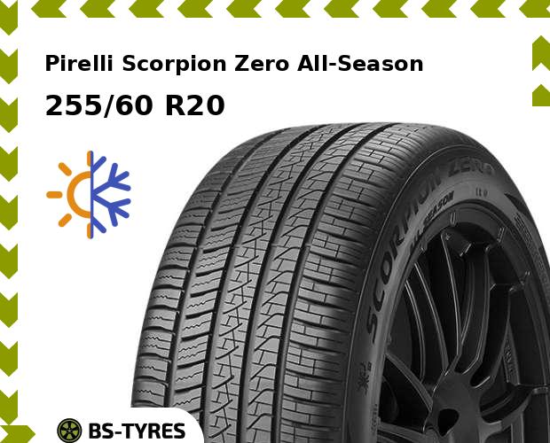 

Всесезонные шины Pirelli, Scorpion Zero All-Season 255/60 R20 113V