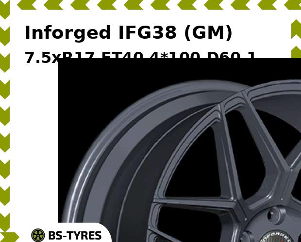 

Колесный диск Inforged, IFG38 (GM) 7.5xR17 ET40 4*100 D60.1