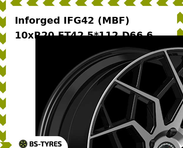 

Колесный диск Inforged, IFG42 (MBF) 10xR20 ET42 5*112 D66.6