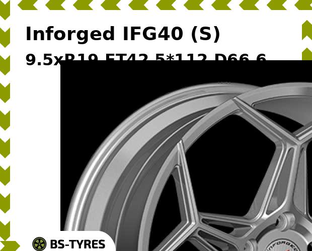 

Колесный диск Inforged, IFG40 (S) 9.5xR19 ET42 5*112 D66.6