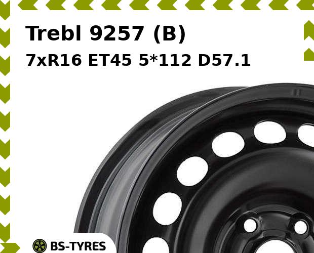 

Колесный диск Trebl, 9257 (B) 7xR16 ET45 5*112 D57.1