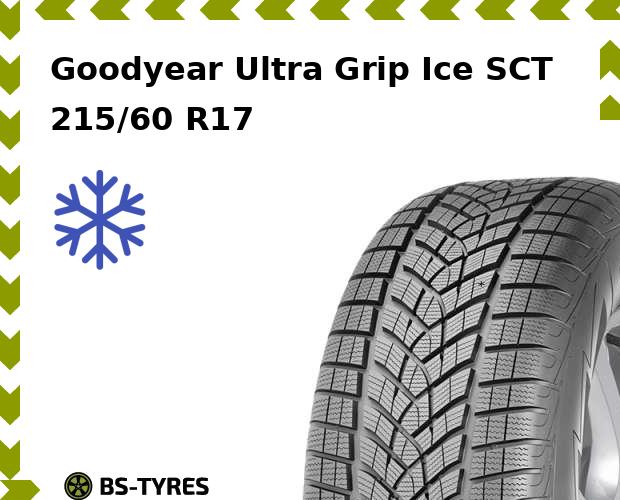 

Зимние шины Goodyear, Ultra Grip Ice SCT SUV 215/60 R17 96T