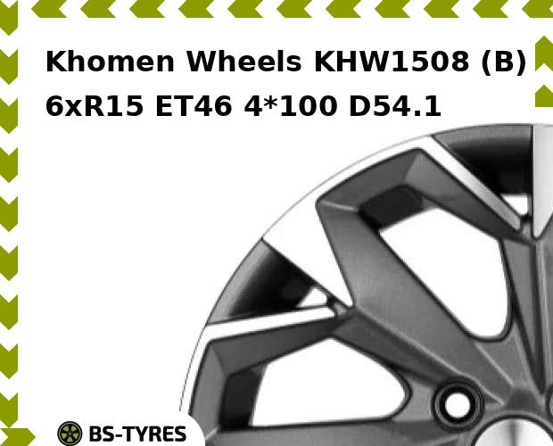 

Колесный диск Khomen Wheels, KHW1508 (B) 6xR15 ET46 4*100 D54.1
