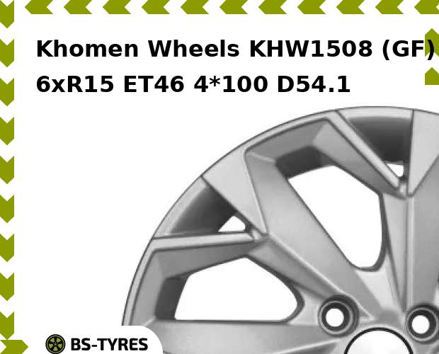 

Колесный диск Khomen Wheels, KHW1508 (GF) 6xR15 ET46 4*100 D54.1