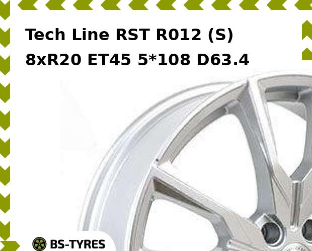 

Колесный диск Tech Line, Tech-line RST R012 (S) 8xR20 ET45 5*108 D63.4