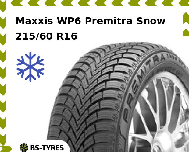 

Зимние шины Maxxis, WP6 Premitra Snow 215/60 R16 99H