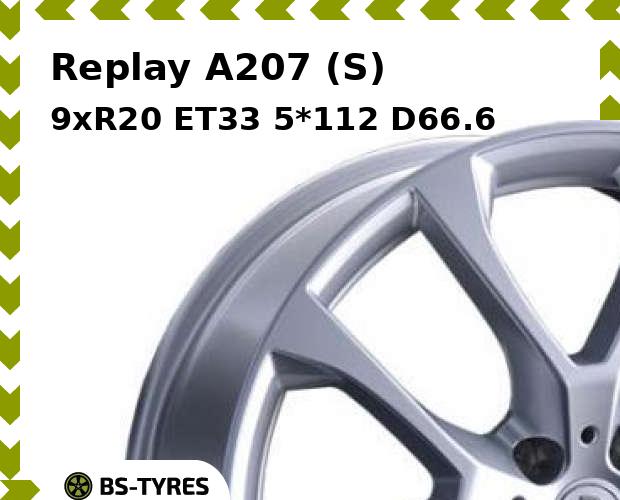 

Колесный диск Replay, A207 (S) 9xR20 ET33 5*112 D66.6