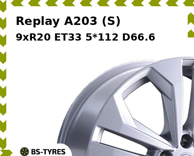 

Колесный диск Replay, A203 (S) 9xR20 ET33 5*112 D66.6