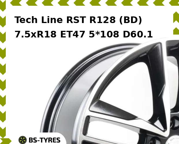 

Колесный диск Tech Line, Tech-line RST R128 (BD) 7.5xR18 ET47 5*108 D60.1