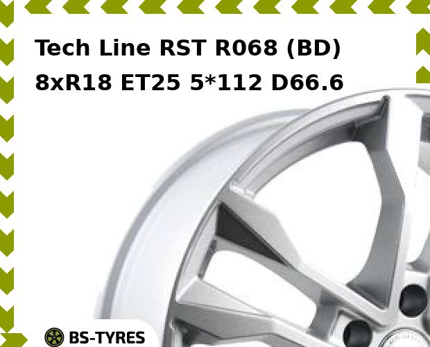 

Колесный диск Tech Line, Tech-line RST R068 (BD) 8xR18 ET25 5*112 D66.6