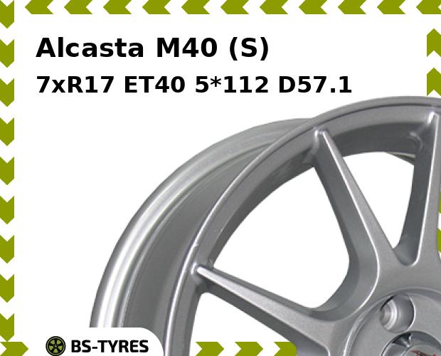 

Колесный диск Alcasta, M40 (S) 7xR17 ET40 5*112 D57.1
