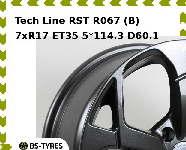 

Колесный диск Tech Line, Tech-line RST R067 (B) 7xR17 ET35 5*114.3 D60.1