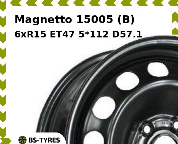 

Колесный диск Magnetto, 15005 (B) 6xR15 ET47 5*112 D57.1