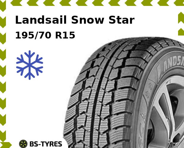 

Зимние шины Landsail, Snow Star 195/70 R15C 104/102S