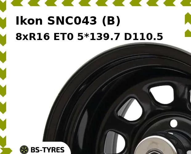 

Колесный диск Ikon, SNC043 (B) 8xR16 ET0 5*139.7 D110.5