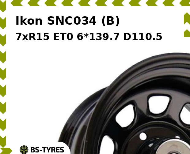 

Колесный диск Ikon, SNC034 (B) 7xR15 ET0 6*139.7 D110.5