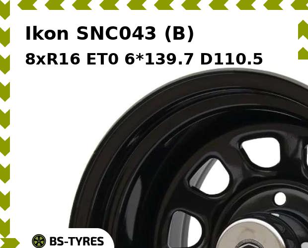 

Колесный диск Ikon, SNC043 (B) 8xR16 ET0 6*139.7 D110.5