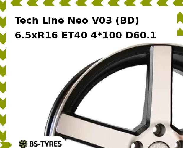 

Колесный диск Tech Line, Tech-line Neo V03 (BD) 6.5xR16 ET40 4*100 D60.1