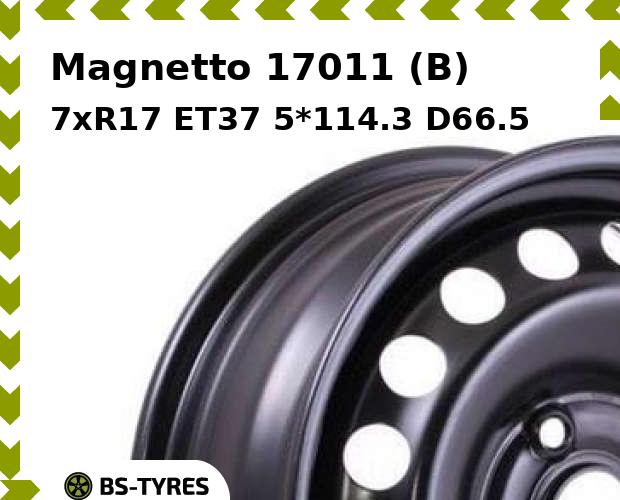 

Колесный диск Magnetto, 17011 (B) 7xR17 ET37 5*114.3 D66.5