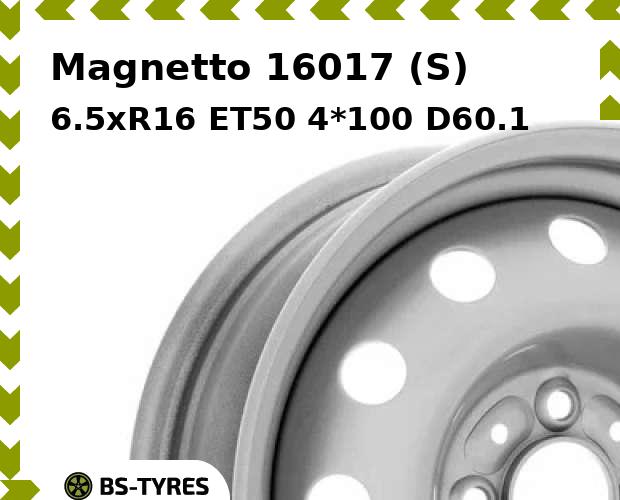 

Колесный диск Magnetto, 16017 (S) 6.5xR16 ET50 4*100 D60.1