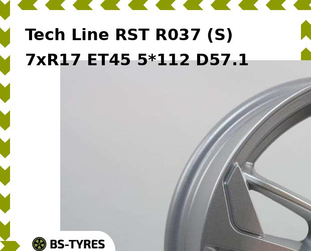 

Колесный диск Tech Line, Tech-line RST R037 (S) 7xR17 ET45 5*112 D57.1