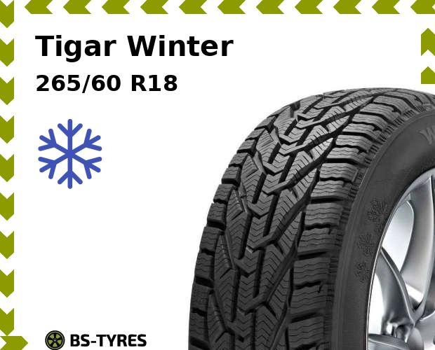 

Зимние шины Tigar, Winter 265/60 R18 114H