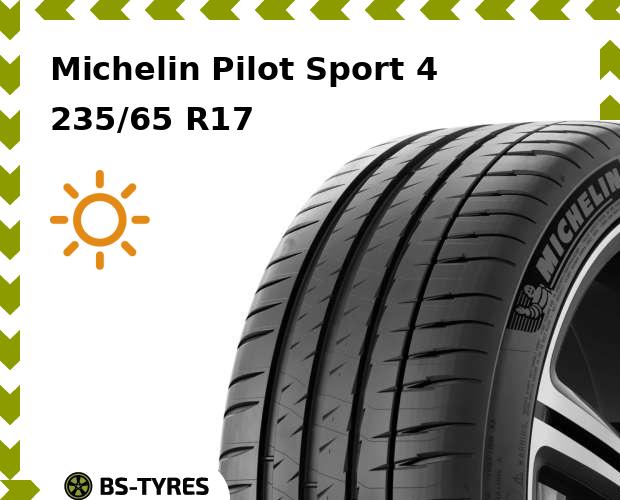 

Летние шины Michelin, Pilot Sport 4 SUV 235/65 R17 108W