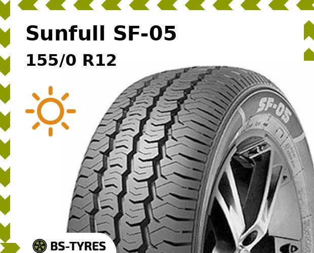 

Летние шины Sunfull, SF-05 155/0 R12C 88/86Q
