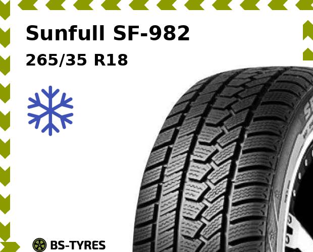 

Зимние шины Sunfull, SF-982 265/35 R18 97V