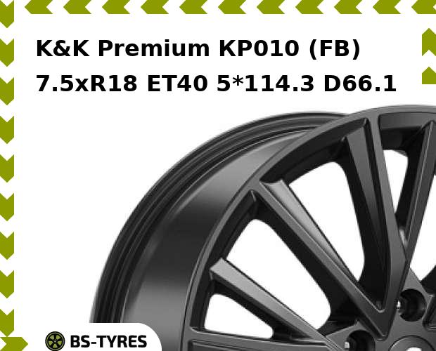 

Колесный диск K&K, Premium КР010 (FB) 7.5xR18 ET40 5*114.3 D66.1