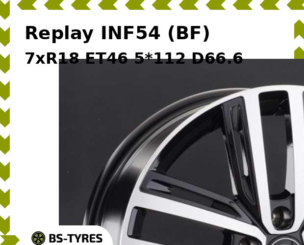 

Колесный диск Replay, INF54 (BF) 7xR18 ET46 5*112 D66.6