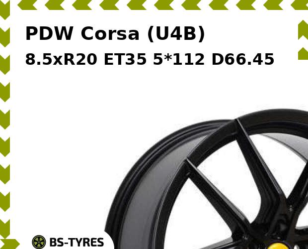 

Колесный диск PDW, Corsa (U4B) 8.5xR20 ET35 5*112 D66.45