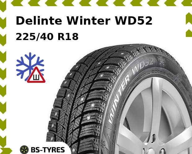 

Зимние шины Delinte, Winter WD52 225/40 R18 92H