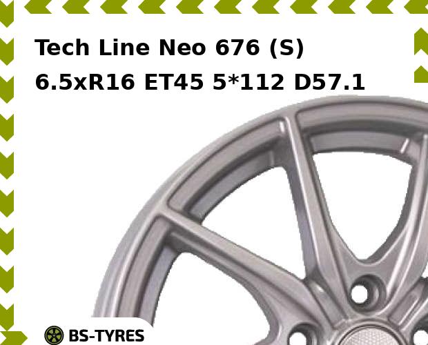 

Колесный диск Tech Line, Tech-line Neo 676 (S) 6.5xR16 ET45 5*112 D57.1