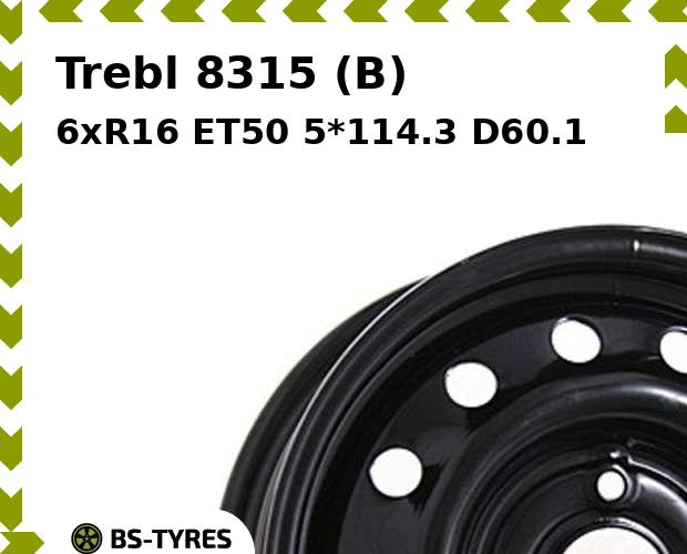 

Колесный диск Trebl, 8315 (B) 6xR16 ET50 5*114.3 D60.1