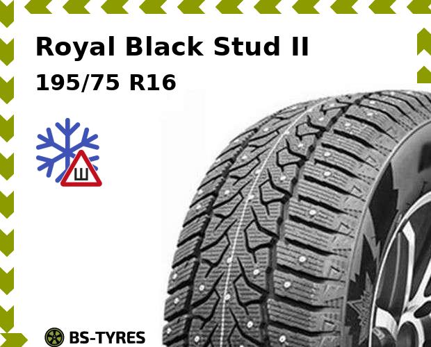 

Зимние шины Royal Black, Stud II 195/75 R16C 107R