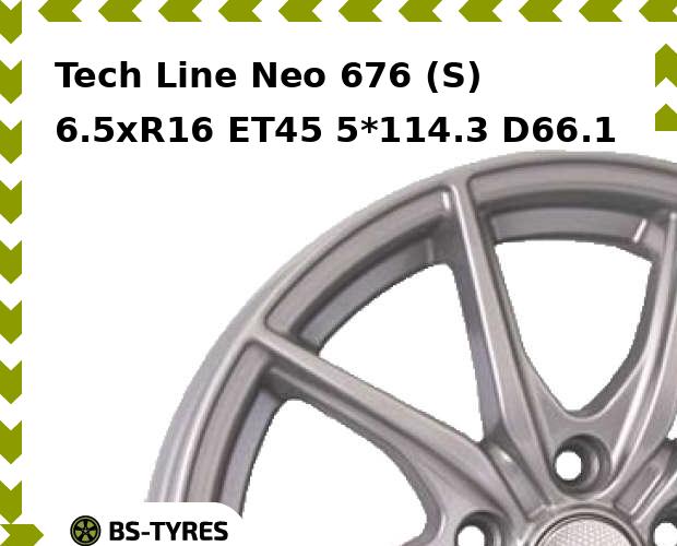 

Колесный диск Tech Line, Tech-line Neo 676 (S) 6.5xR16 ET45 5*114.3 D66.1