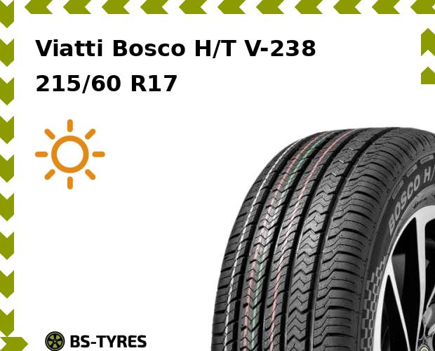 

Летние шины Viatti, Bosco H/T V-238 215/60 R17 96H