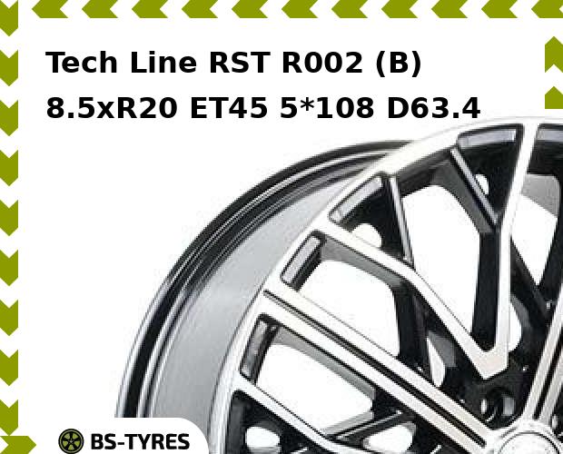 

Колесный диск Tech Line, Tech-line RST R002 (B) 8.5xR20 ET45 5*108 D63.4