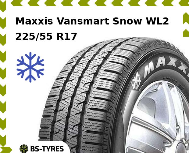 

Зимние шины Maxxis, Vansmart Snow WL2 225/55 R17C 109/107H