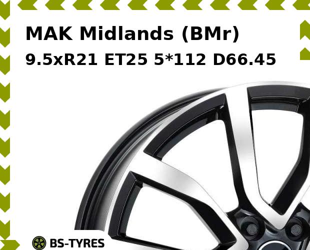 

Колесный диск MAK, Midlands (BMr) 9.5xR21 ET25 5*112 D66.45